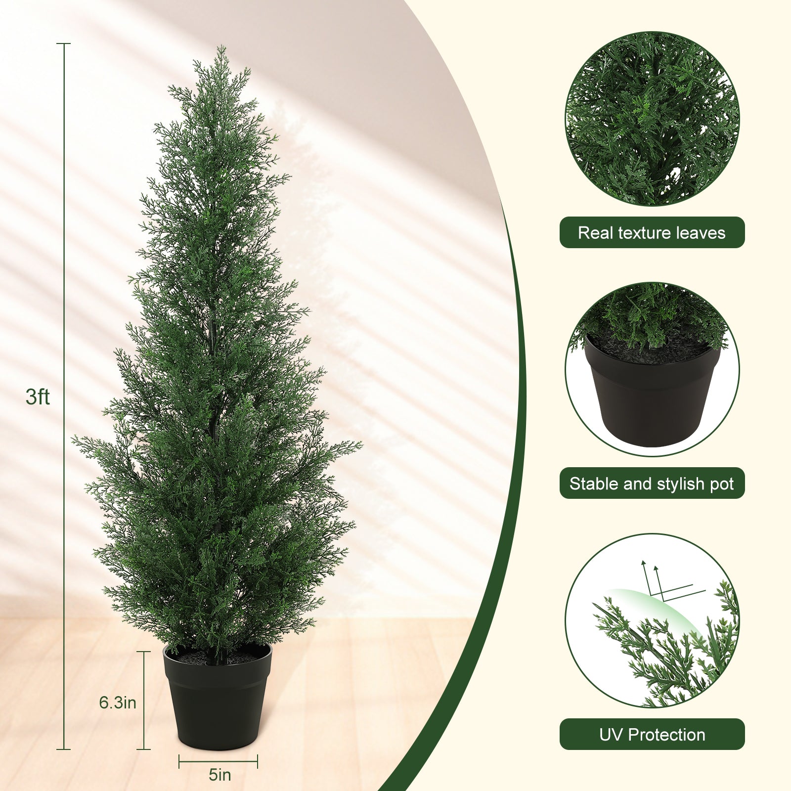Artificial Cedar Tree
